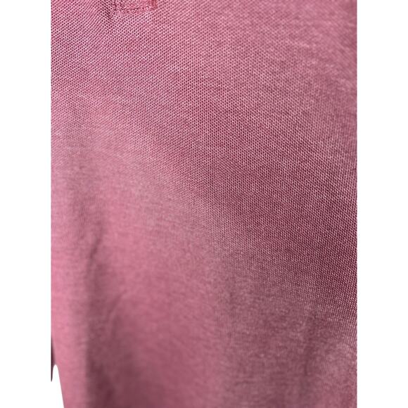 UNTUCKit Mens Purple Cotton Modal 1/4 Snap Front Henley Long Sleeve Shirt - Picture 5 of 7